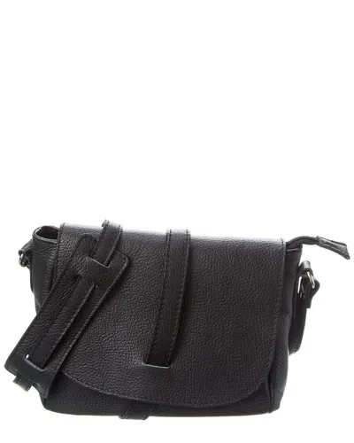 Shop Italian Leather Shoulder Bag In Black