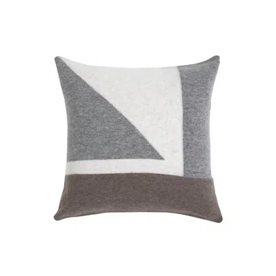 Shop Kinross Intarsia Pillow In Whisper Multi