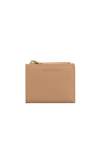 Shop Melie Bianco Women's Tish Small Wallet In Tan In Multi