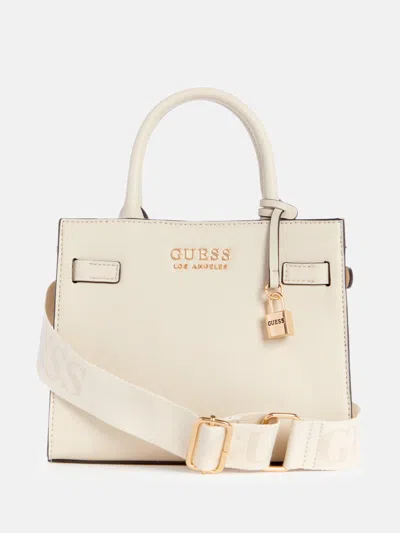 Shop Guess Factory Lindfield Small Satchel In White
