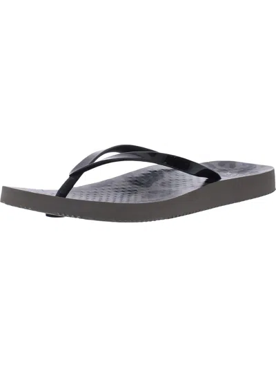 Shop Vionic H344noosa Womens Slip On Flat Thong Sandals In Black