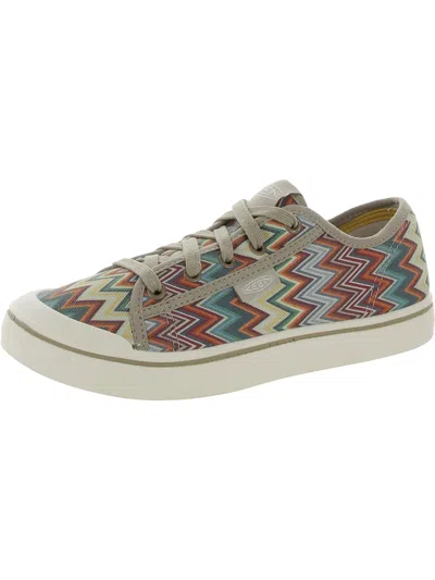 Shop Keen Elsa Womens Canvas Lifestyle Casual And Fashion Sneakers In Multi