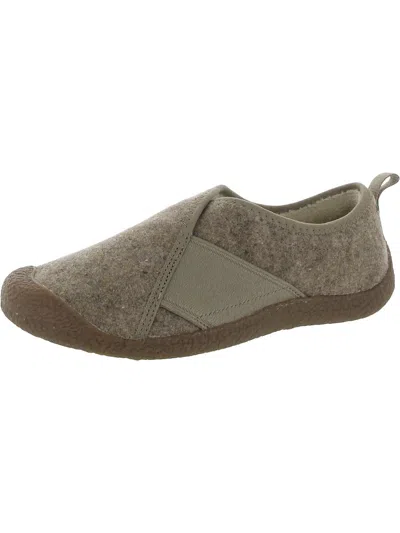 Shop Keen Howser Wrap Womens Lifestyle Round Toe Slip-on Sneakers In Grey