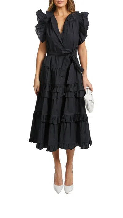 Shop Ulla Johnson Elsie Dress In Black