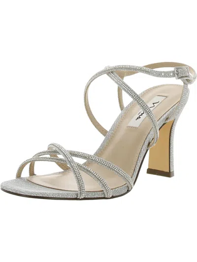 Nina Anna Womens Embellished Heels In Multi