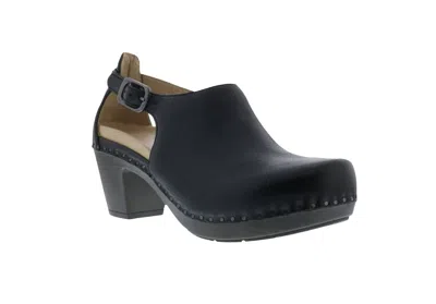 Shop Dansko Women's Sassy Heeled Shoes In Black