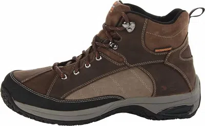 Dunham Men's Lawrence Mid Waterproof Boot In Dark Brown In Brown