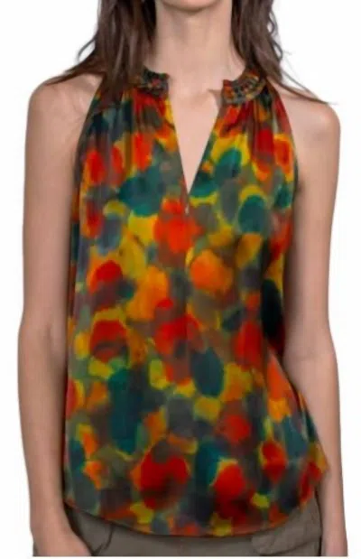 Shop Go By Go Silk Perfectly Plaited Cutaway In Kaleidoscope In Multi