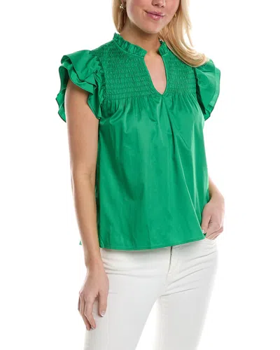 Shop Crosby By Mollie Burch Layla Top In Green