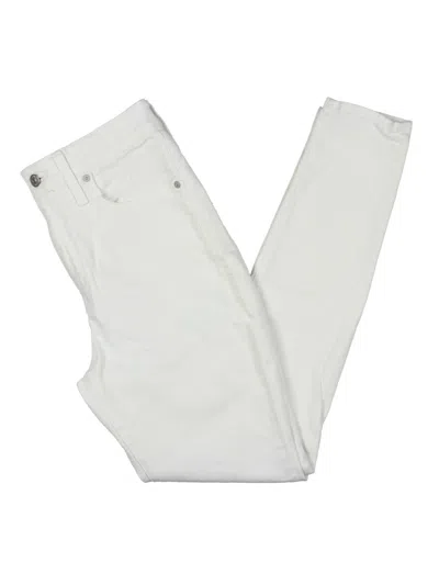Shop Madewell Womens High-rise Curvy Skinny Jeans In White