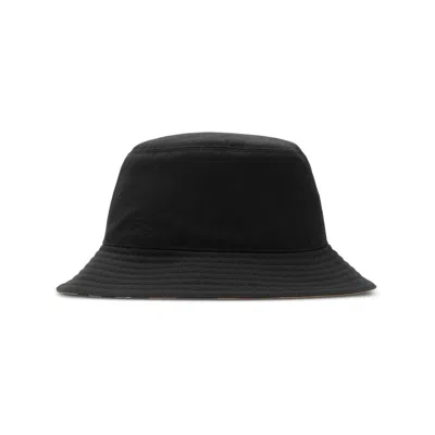 Shop Burberry Hats In Black/neutrals
