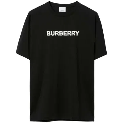 Shop Burberry T-shirts In Black