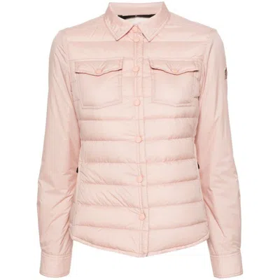 Shop Moncler Grenoble Outerwears In Pink