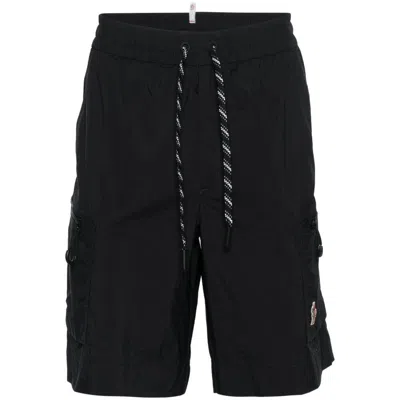 Shop Moncler Grenoble Shorts In Black