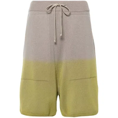 Shop Moncler X Rick Owens Pants In Green/neutrals
