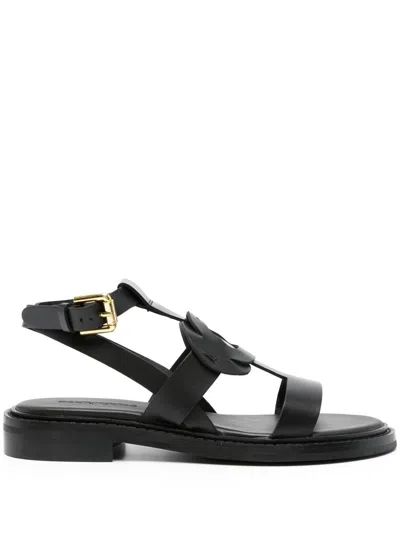 Shop See By Chloé Loys Flat Shoes In Black