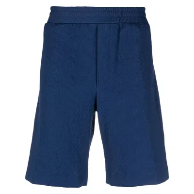 Shop Tagliatore Shorts In Blue