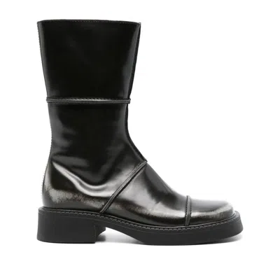 Miista Dahlia 40mm Keather Boots In Black/grey