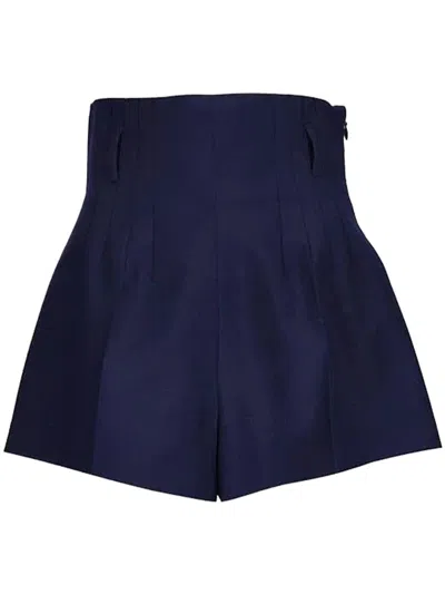 Shop Prada Shorts Clothing In Blue