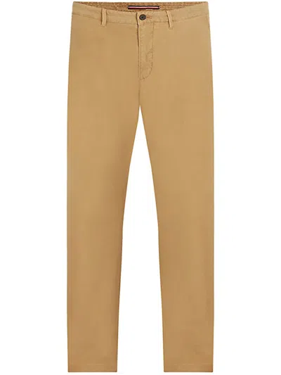 Shop Tommy Hilfiger Chino Chelsea Gabardine Gmd Clothing In Brown