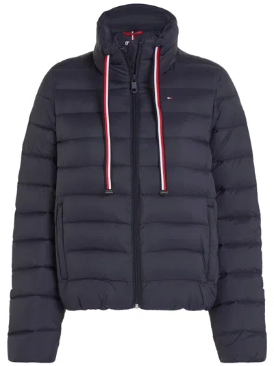 Shop Tommy Hilfiger Packable Lw Down Gs Jacket Clothing In Blue