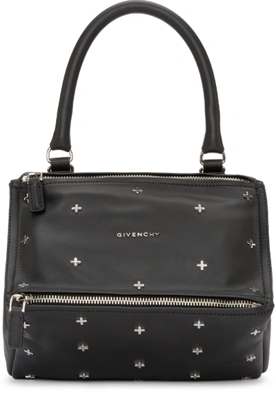 Shop Givenchy Black Studded Small Pandora Bag