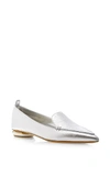 NICHOLAS KIRKWOOD Metallic Leather Pointed-Toe Flats