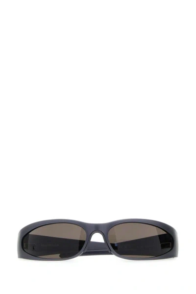 Balenciaga Graphite Aluminum Reverse Xpander 2.0 Sunglasses In Gray
