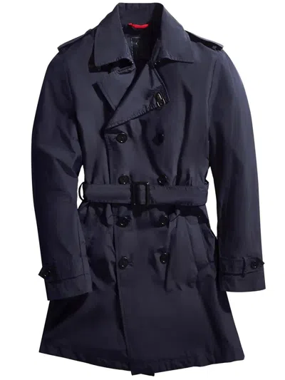 Shop Fay Trench Clothing In Blue