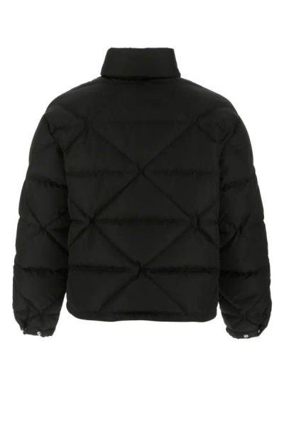 Shop Prada Man Black Re-nylon Down Jacket