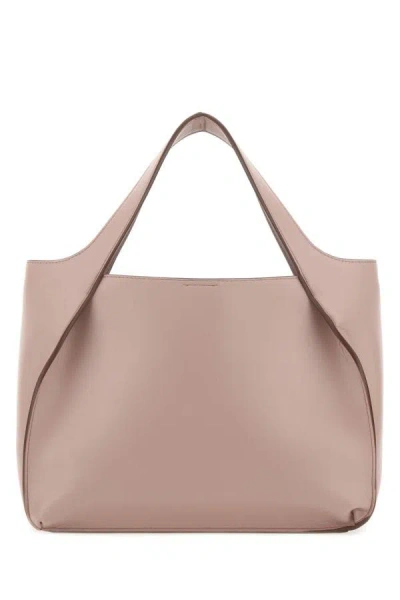 Shop Stella Mccartney Woman Antiqued Pink Alter Mat Stella Logo Handbag