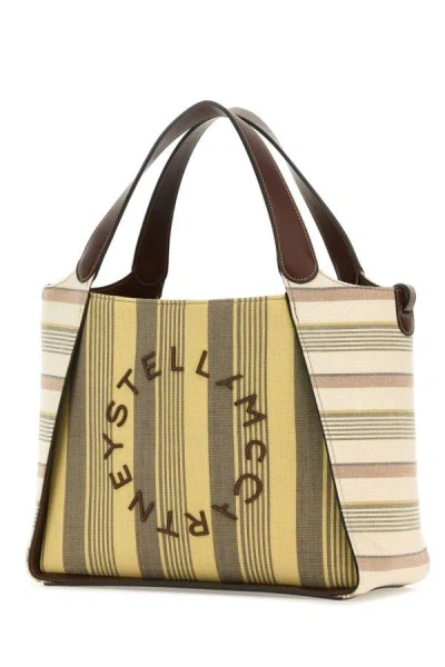 Shop Stella Mccartney Woman Printed Fabric Stella Logo Handbag In Multicolor