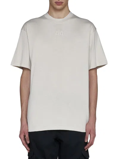 Shop M44 Label Group 44 Label Group T-shirts And Polos In Dirty White+44 Gaffer Print
