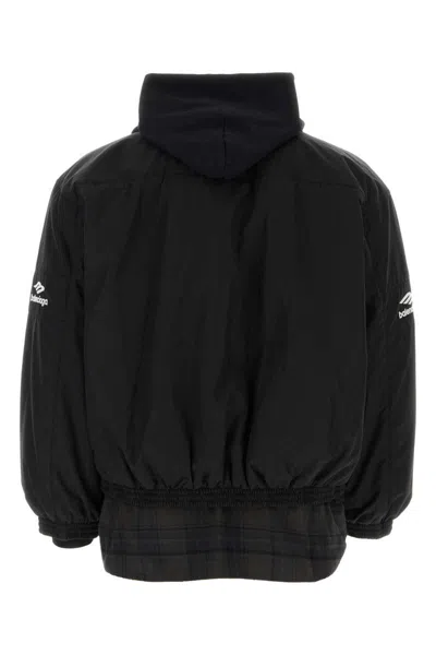 Shop Balenciaga Jackets And Vests In Black