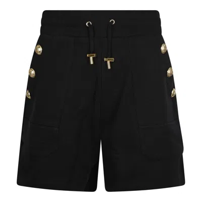 Shop Balmain Shorts Black