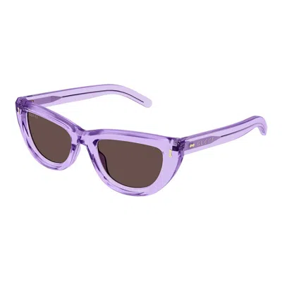 Gucci Eyewear Sunglasses In Viola