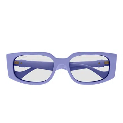 Shop Gucci Eyewear Sunglasses In Viola