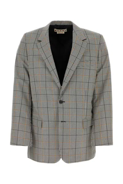 Shop Marni Jackets And Vests In Checked
