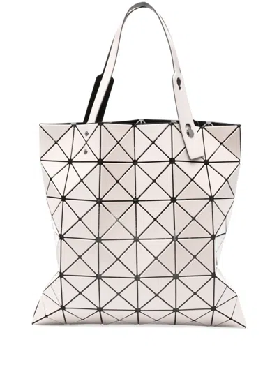 Shop Bao Bao Issey Miyake White Lucent Tote Bag In Neutrals