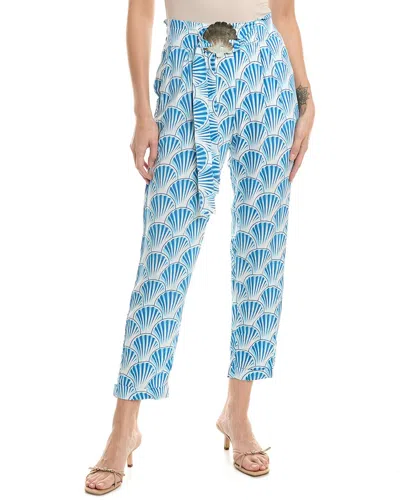Shop Skemo Shell Pant In Blue