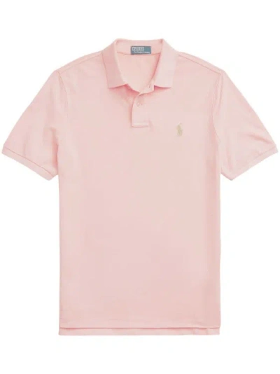 Shop Polo Ralph Lauren Short Sleeves Polo Shirt In Pink