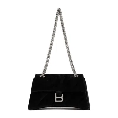 Shop Balenciaga Black Crush Chain S Bag
