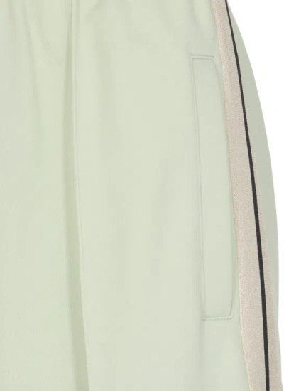 Shop Palm Angels Classic Logo Sweatpants In Green