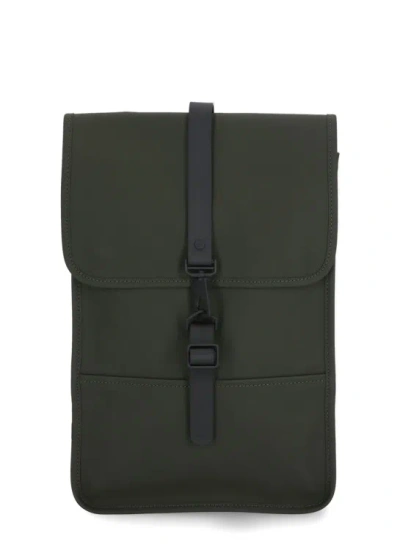 Shop Rains Bucket Mini W3 Backpack In Green