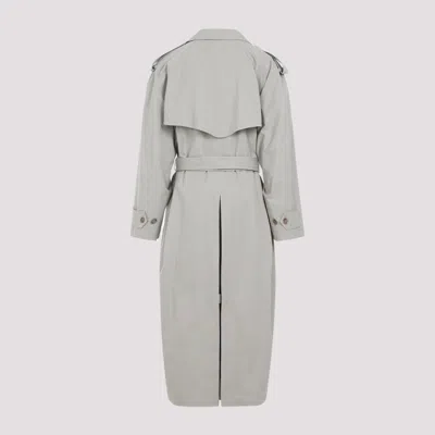 Shop Balenciaga Military Beige Cotton Coat In Neutrals