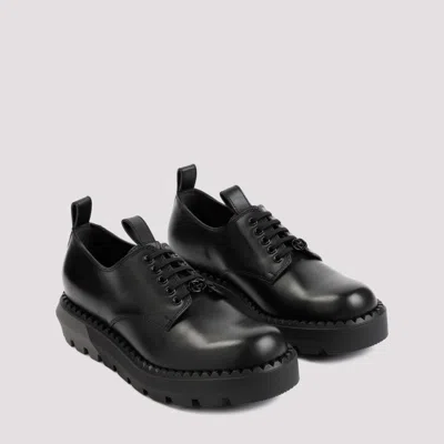Shop Gucci Black Calf Leather Shoes