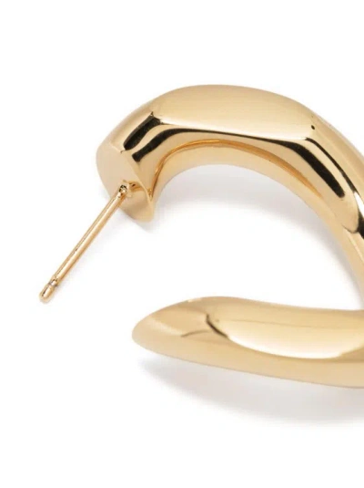 Shop Isabel Marant Links Sculpted-hoop Earrings In Gold