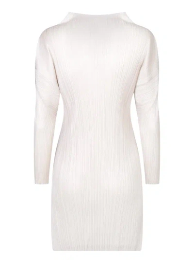 Shop Issey Miyake Pleated Tunic In White
