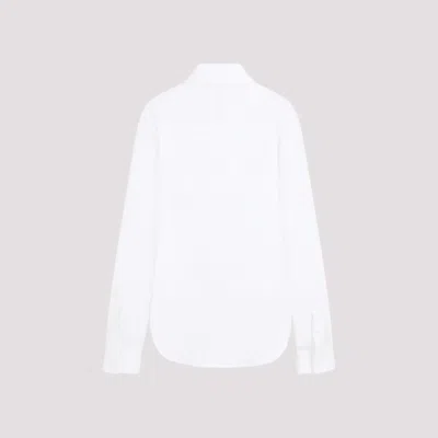 Shop Balenciaga White Cotton Shirt