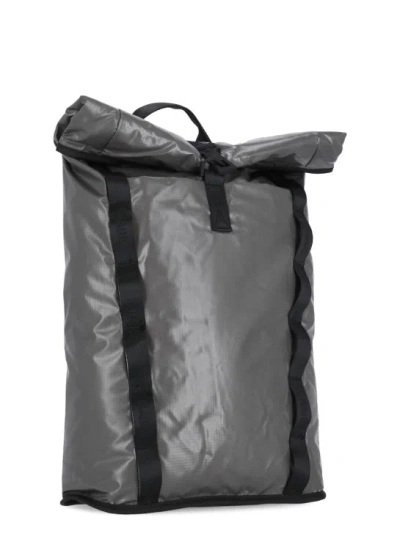 Shop Rains Sibu Rolltop Backpack In Grey